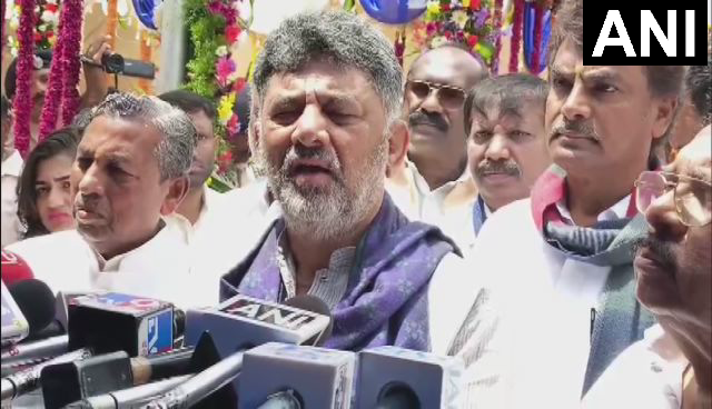 ANI's tweet photo. Bengaluru | On NDA leaders' complaint to EC alleging lapses in SIR process in the state, Karnataka CM DK Shivakumar says, "The government will not interfere in the SIR process. The Opposition is worried because the government is creating awareness about the process on such a large scale. Around 45 million (4.5 crore) people have obtained caste and income certificates. The Opposition only wants poor people and minorities to face difficulties."

"Tell us where the Bangladeshi migrants are. If they are there, why didn't your government take action when it was in power? Let them criticise as much as they want.
Criticism fades away, but good work remains."