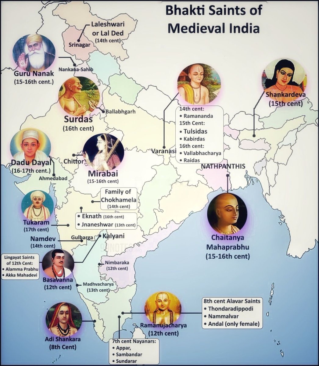 Eternaldharma_'s tweet photo. Bhakti movement in middle period https://t.co/WfiOhGIm3x