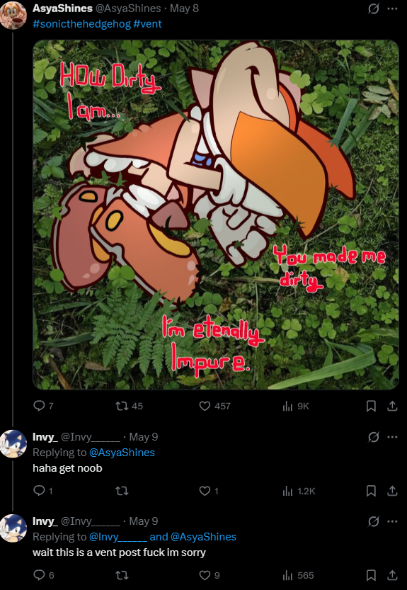 AsyaShines's tweet photo. Our first interaction 🥹 IM GIGGLING WHENEVER I REMEMBER THIS @Invy______ https://t.co/C4bu3oUt8W