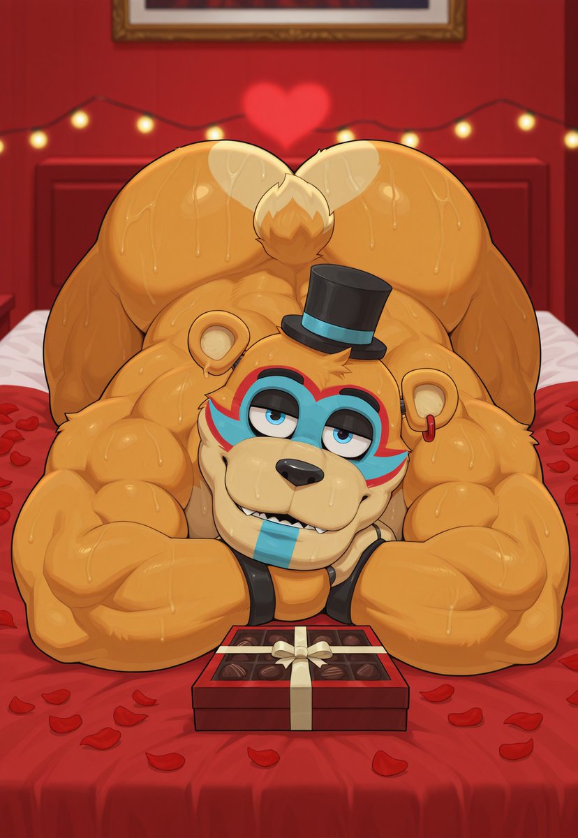 KairosGoods's tweet photo. Freddy has a gift for you.

#furry
#yiff
#bara
#chudai
#gay https://t.co/fTuXuOaA4T