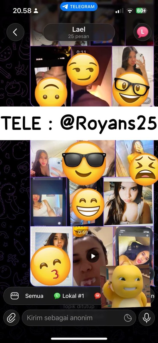 Juliansroyans25's tweet photo. READY Lael Britannia lengkap 21 media 10k ajaa !!!
Ragu? testi banyak 
Banyak konten lokal lainnya
Langsung chat tele aja gas
https://t.co/lMrvIRBzvV
Masi banyak lagi skandal raree murah !! 
#laelbritania #lael #viral https://t.co/NoifuhABNb