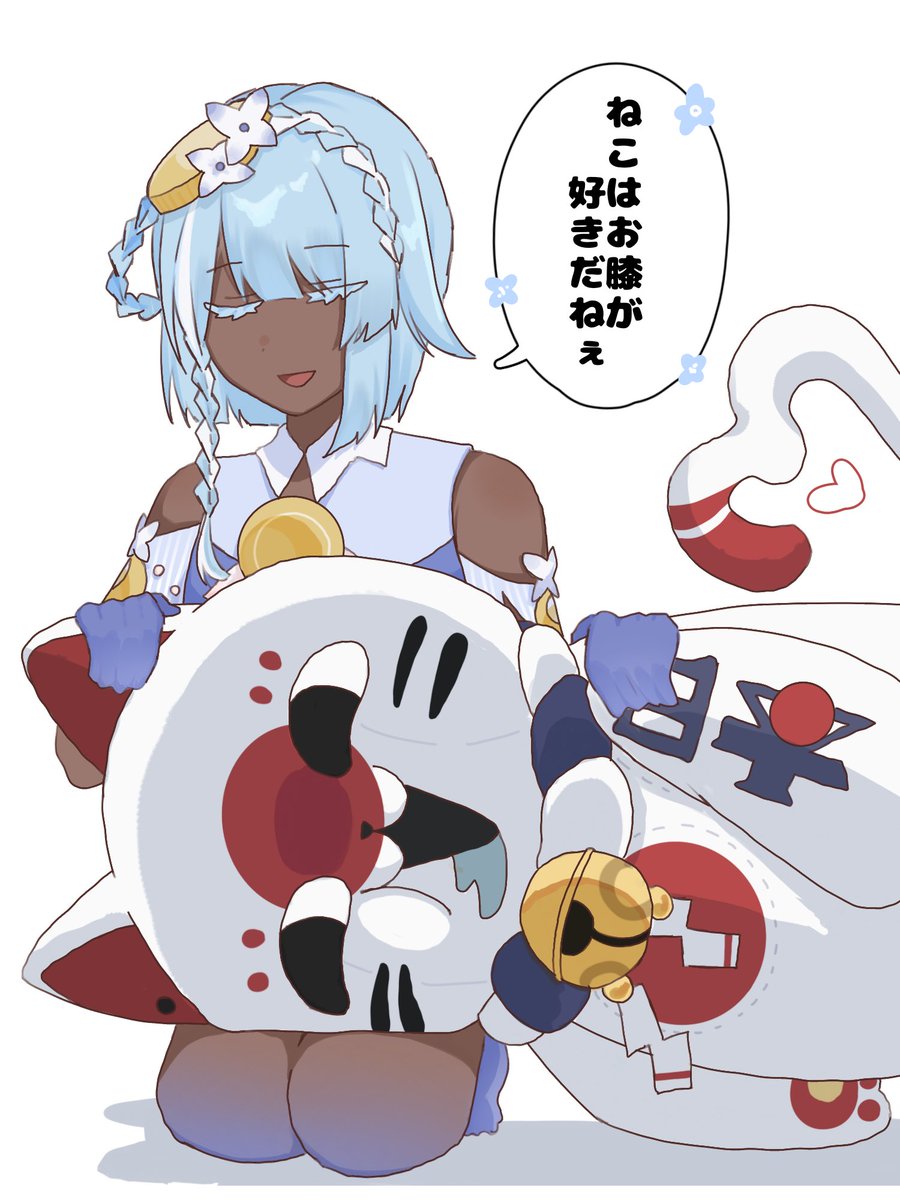 3co_kudasai's tweet photo. ねこ　#国旗娘 https://t.co/kVZ0MBz4Wr