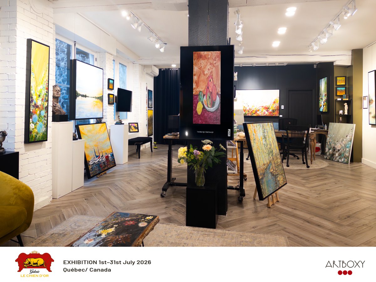 EncausticThomas's tweet photo. Hier sind die Bilder der neuen Ausstellungen. Vielen Dank an Artboxy für die Unterstützung. https://t.co/a6yhbzPHmz