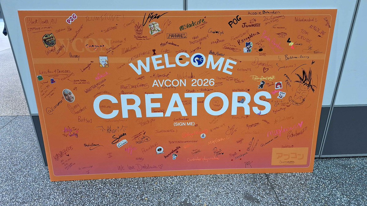 AngelNaomiYay's tweet photo. Can you spot my name, or anyone else you recognise?

I’ll be attending AVcon again next year, so catch you then! 🥳

#AVcon #AVcon2026 https://t.co/xf8lCtRgaR
