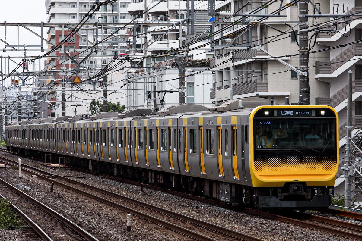 REMOUSc's tweet photo. 中央・総武線新車両迎えました！231-0派けれども、日常に使う線路で新しい子来ましたも嬉しいね♪😆 https://t.co/F79w2XLBV9