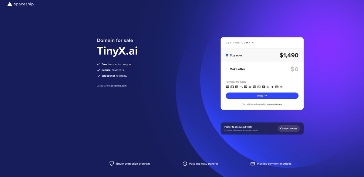 SeldomainCom's tweet photo. Atomx․ai - Sold for $18,880 recently. 

https://t.co/wmlzGp7mqR &amp; https://t.co/MTvE9hTUP6 available 

#dotai #domainsforsale #aidomains https://t.co/lhtrRcHGG2