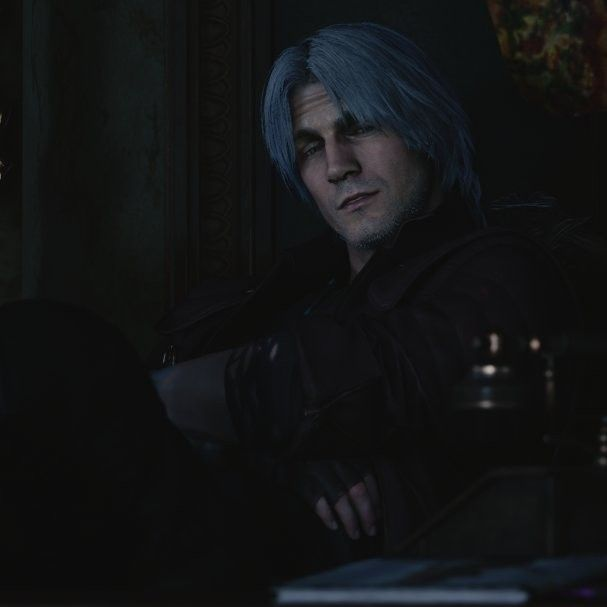 ramidrawzz's tweet photo. sometimes i imagine dante looking at me like this after we flirt then i sit on his f https://t.co/eDnmzgJQt4