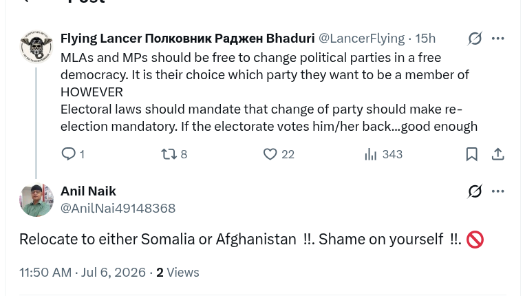 Flying Lancer Полковник Раджен Bhaduri tweet media