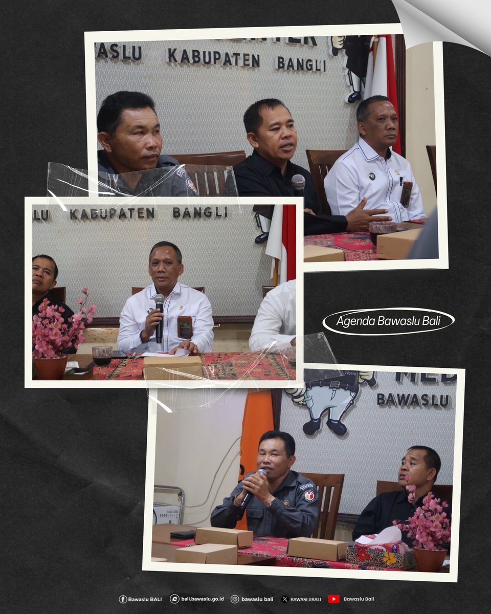 BAWASLUBALI's tweet photo. Antisipasi Sengketa Pemilu 2029 di Era AI, Bawaslu Bali Perkuat Konsolidasi Demokrasi di Bangli

Baca selengkapnya di :
https://t.co/YaspRBUFFi https://t.co/uJ5RxwzFn5