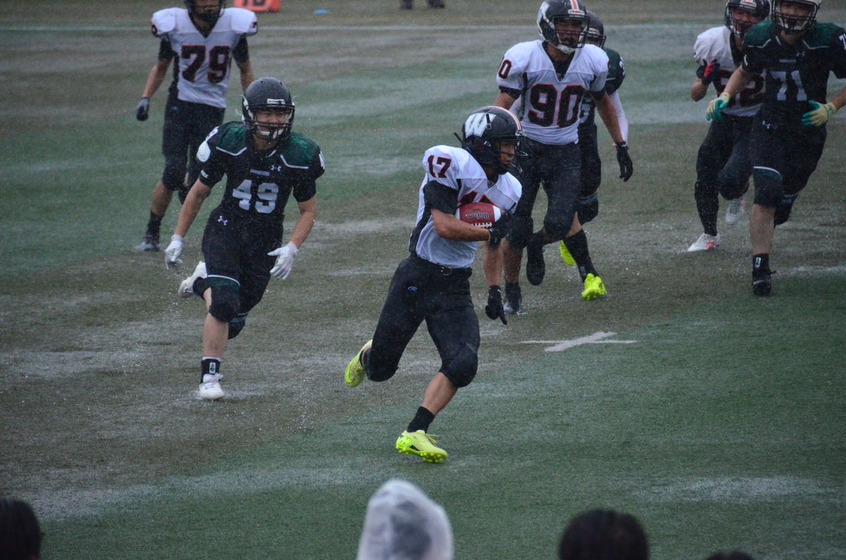 blindsharks's tweet photo. 【試合結果📣】

昨日、京都大学様とのJV戦が行われました。

京都大学 19 - 0 和歌山大学

激しい雨の中での試合でしたが、1回生にとって貴重な経験となりました。

京都大学の皆様、このたびは貴重な機会をいただき、誠にありがとうございました。

1回生の今後の成長と活躍にぜひご期待ください！ https://t.co/c1W0Kyswux