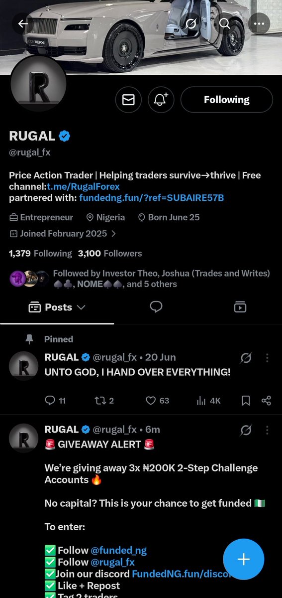 Warrior_Borg's tweet photo. @rugal_fx @funded_ng @KojoGyimaFx @CRT_femme
I'm ready to get funded https://t.co/0xqfQyLNuP