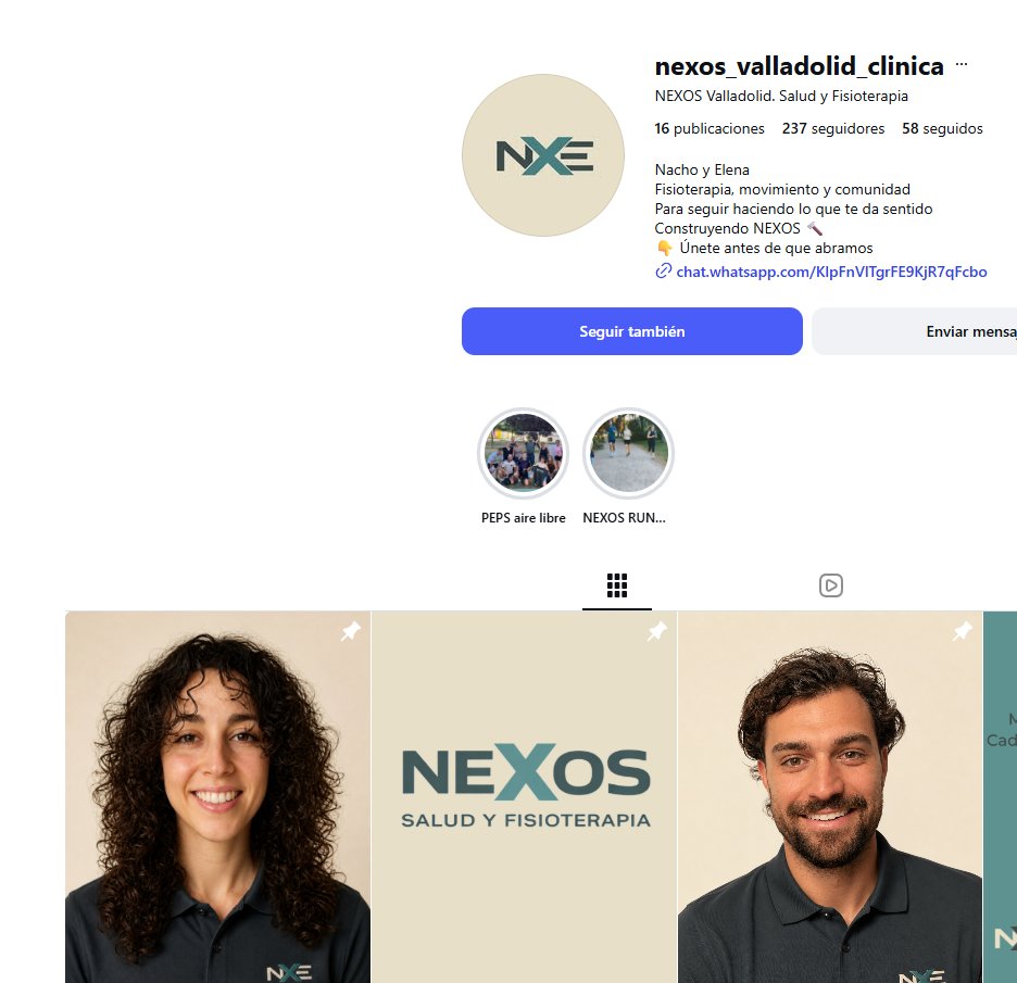 yustin's tweet photo. Hace tiempo os conté que iba a abrir un nuevo proyecto de fisioterapia en #Valladolid, en Villa de Prado:

📍 C/ Monasterio Nuestra Señora del Henar, 10

Pues se llama NEXOS y han decidido empezar un poco al revés 😅

Antes de tener la clínica abierta ya están organizando actividades, compartiendo contenido sobre salud y creando una comunidad alrededor del proyecto

Aquí puedes verlo https://t.co/T2gCEuAXJT

Me parece una forma curiosa de empezar.

A ver qué tal sale ¡mucha suerte!

Su IG https://t.co/1tMburyZ3P