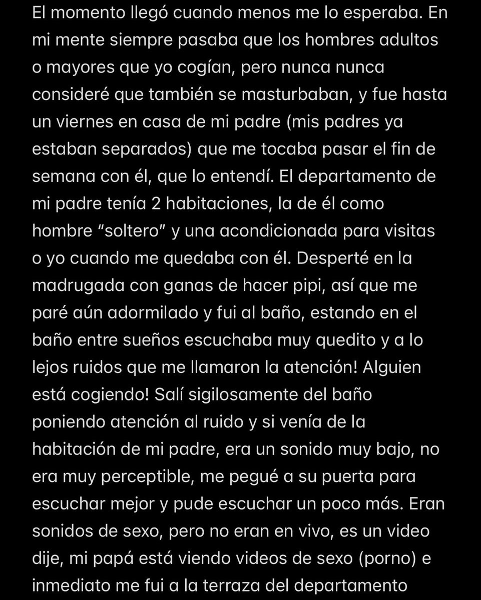 relatosgays69's tweet photo. RELATO DE SEGUIDOR
Confesiones de Papá.
#RelatoErótico #Confesiones #Gay https://t.co/aOiRJVmaCn