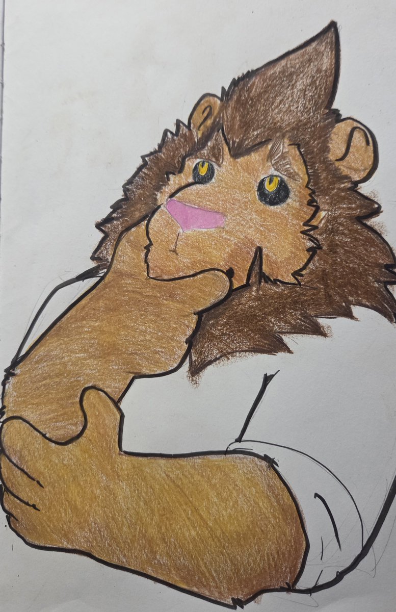 leol a lion artist tweet media