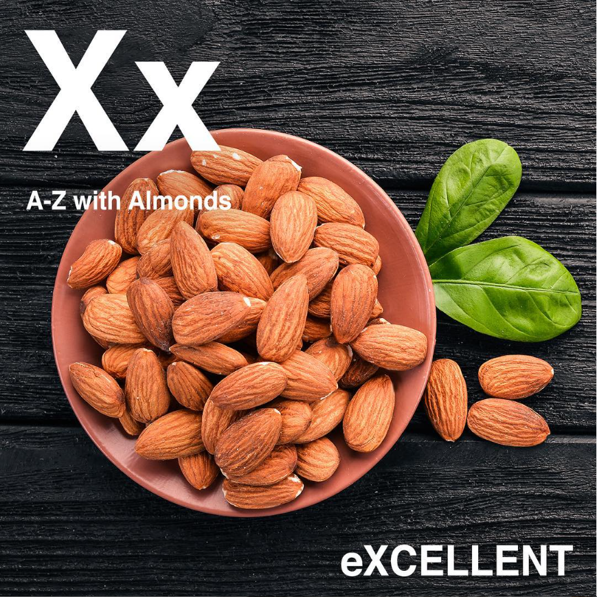 AlmondsJP's tweet photo. 「X」は eXcellent のX！✨
おいしく食べて、キレイをサポート🥰
アーモンドには、ビタミンEや植物性たんぱく質、食物繊維など11種類の必須栄養素が含まれています。手軽に食べられるのも魅力💛
今日もひと握り（約23粒）のアーモンドで、おいしい美容習慣を✨  #ビタミンE #美容習慣  #間食改善 https://t.co/UO8aoiyK9Y