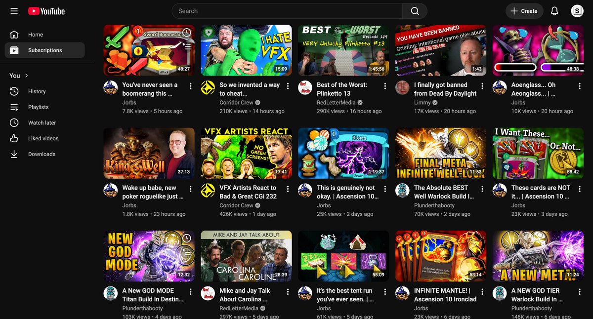 ControlPanelFT's tweet photo. If you ever wondered "what if Control Panel for Twitter but YouTube", well, it currently looks like this (before &amp; after screenshots of the Subscriptions page)

Get it for your browser here:

https://t.co/kVLOeuAnnA https://t.co/VoqNlZtnrQ