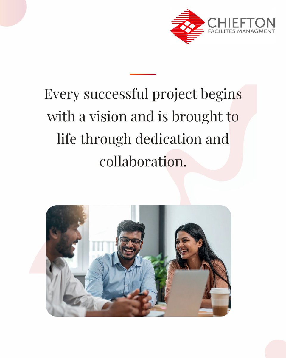 ChieftonSA's tweet photo. Together, we are shaping environments that enable businesses and communities to thrive.

Here's to a week filled with progress, purpose and excellence.
#MotivationMonday #Teamwork #ChieftonFacilitiesManagement https://t.co/w7tUzQYpK1