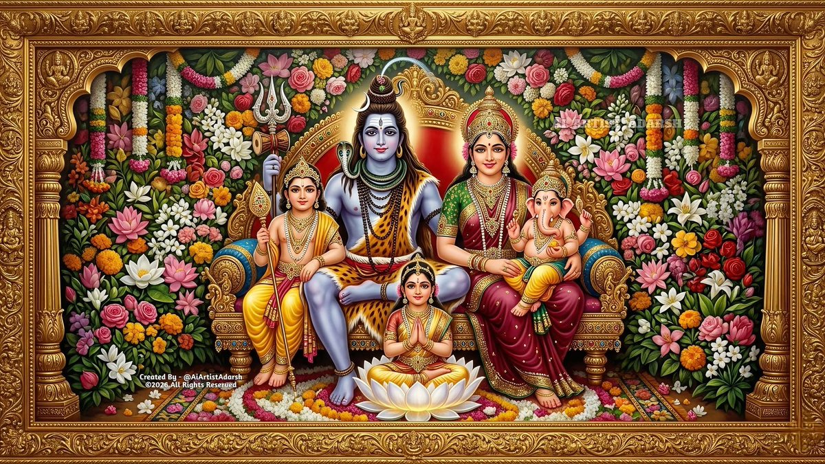 GullinaG's tweet photo. Namah Parvati Pateh 
Har Har Mahadev 🙌 🕉 https://t.co/CMdLVvgDET