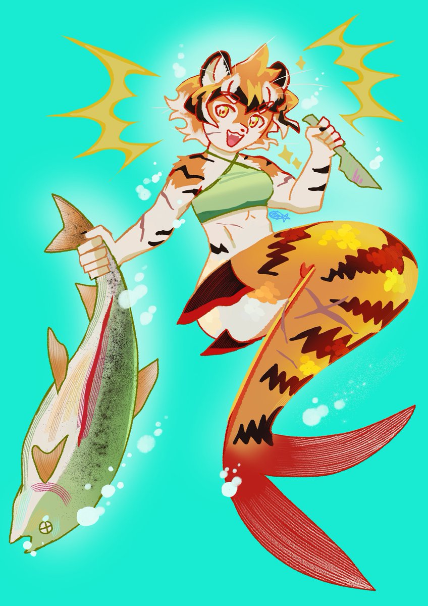 thereveryrose's tweet photo. lee's mermaid detective agency #Arknights https://t.co/9CRzxhrVRb