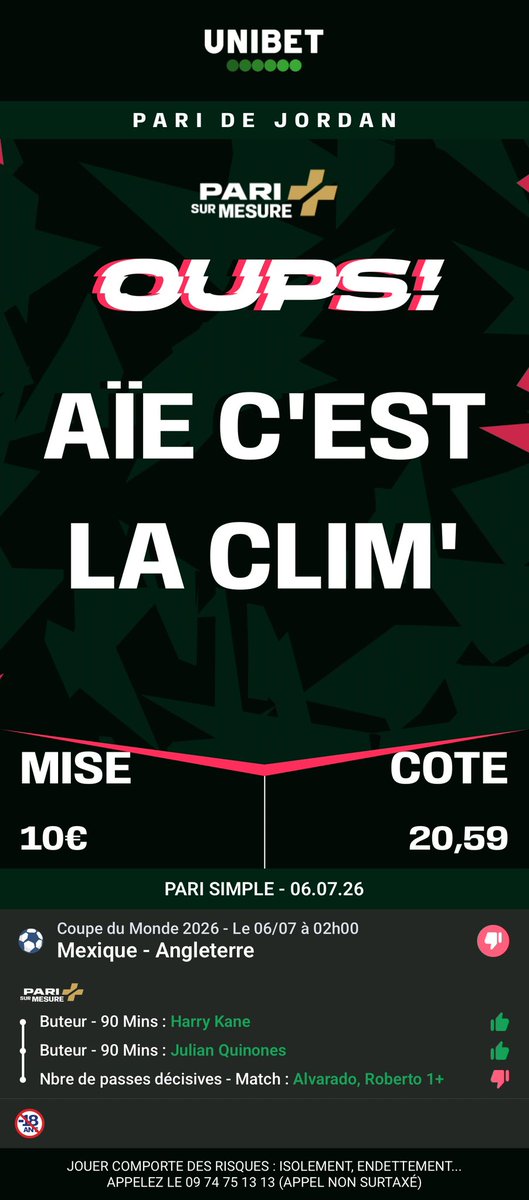 JSriviera's tweet photo. Mon ticket passe encore tout près… 🤦🏻‍♂️

Quel match de Jordan Pickford ! Des arrêts complètement dingues qui changent tout.

#ENGMEX #WorldCup #FootballVibe https://t.co/RJ0H6YlCNY