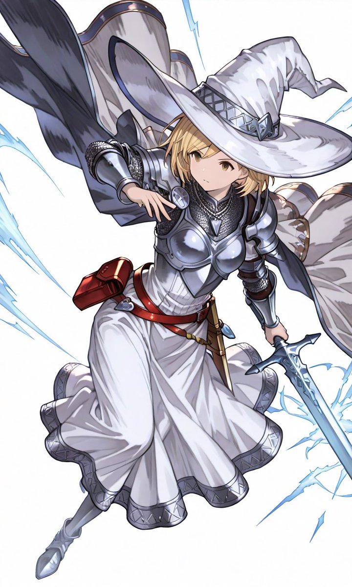 O2sRdjYsoX37336's tweet photo. グラブル　ジータさんの妄想装備
ウィッチナイトの戦闘アクションイメージです。 https://t.co/JchpiKN7ot