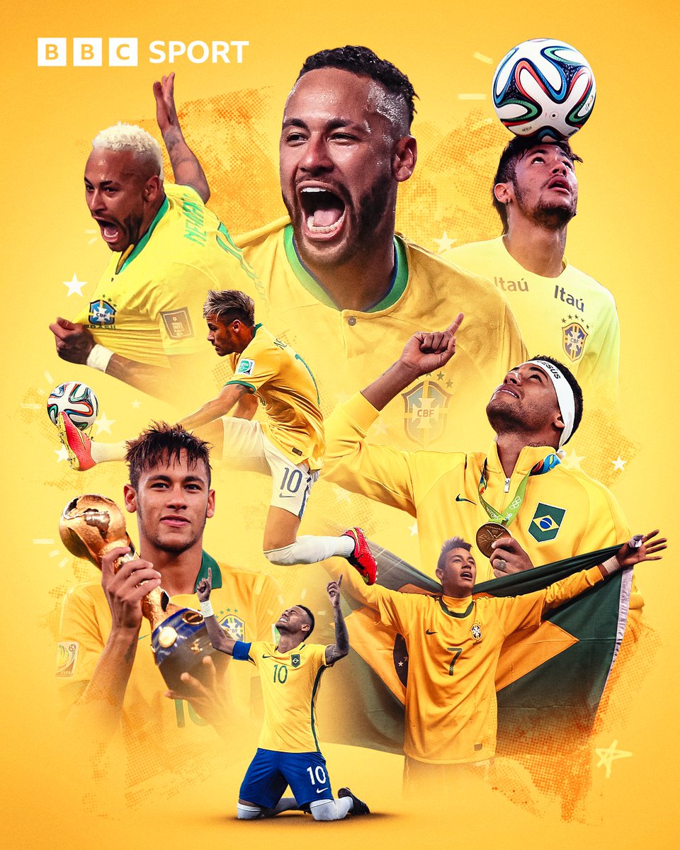 BBCMOTD's tweet photo. Neymar says his international career is "over" 💔

Brazil's all-time leading goalscorer bows out 🥺 🇧🇷 https://t.co/ppVvGpfhnP