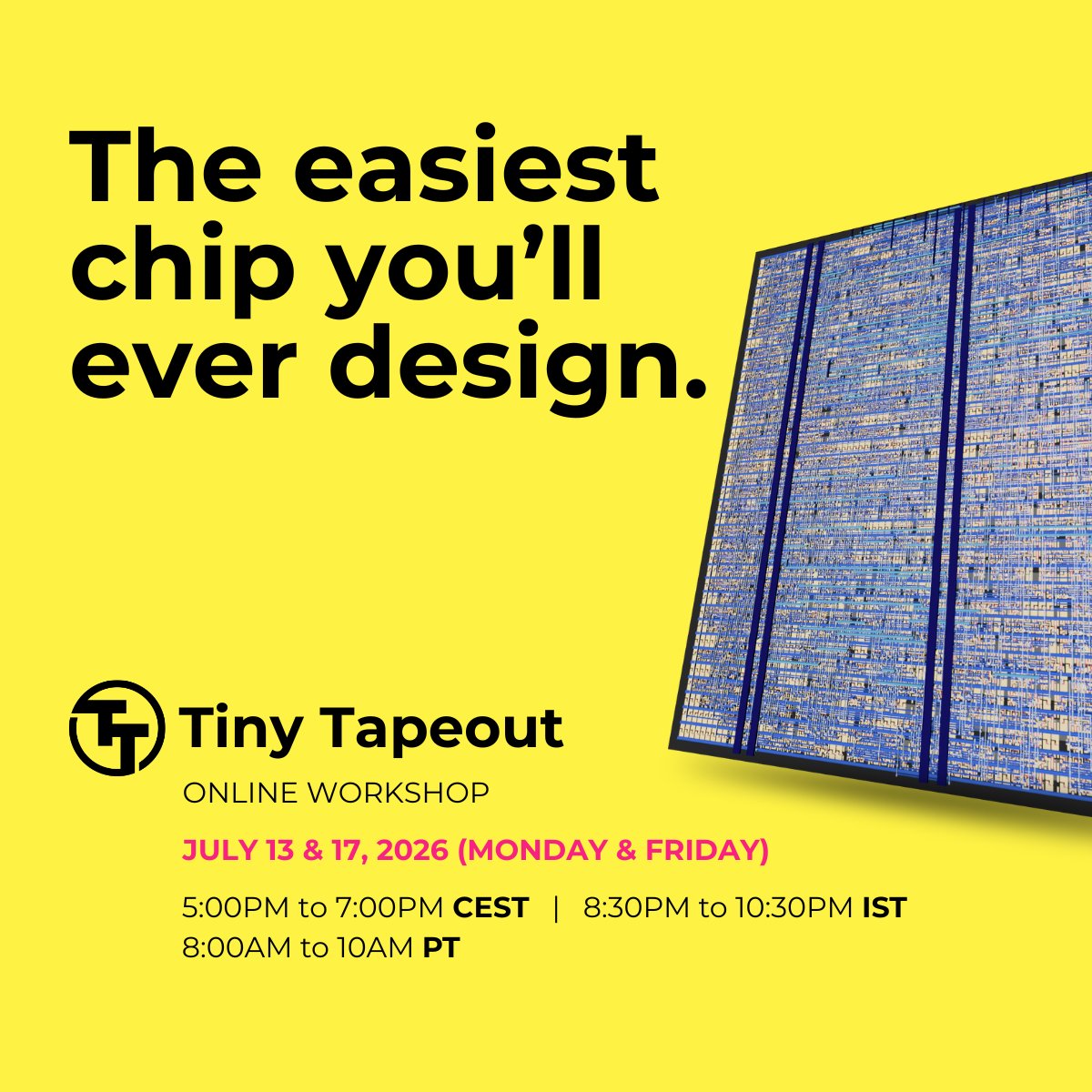 Tiny Tapeout tweet media