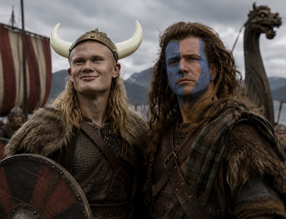 SirNotTomFarmer's tweet photo. Who are we supporting this Saturday, troops? 🇳🇴🏴󠁧󠁢󠁳󠁣󠁴󠁿 @ErlingHaaland https://t.co/AUiVWFxDP7