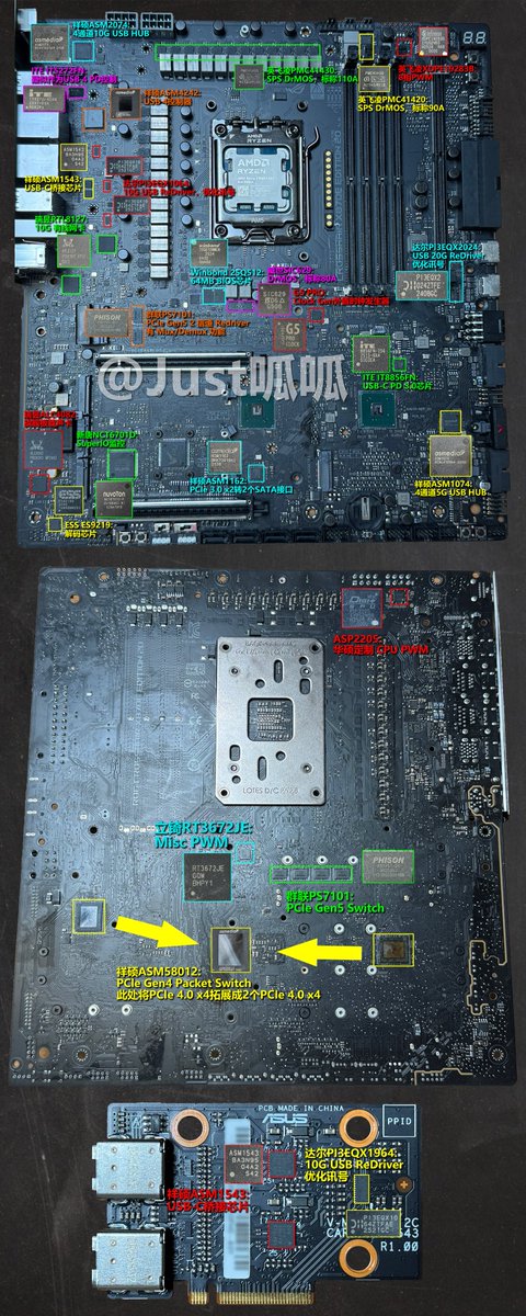 xme_louvページ world first teardown? asus rog crosshair x870e edition 20 by Just