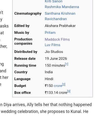DigitalReportA1's tweet photo. @SumitkadeI Abe fake collection se pehle ek baar wikipedia to dekh ke bhadwe, jisme varified sources ke through 133 cr hai. Ye bhi gross 133 cr , India nett only 80 cr perhaps are less than that, because Isme se bhi aadhi corporate booking h. https://t.co/qIiA8S6mdI