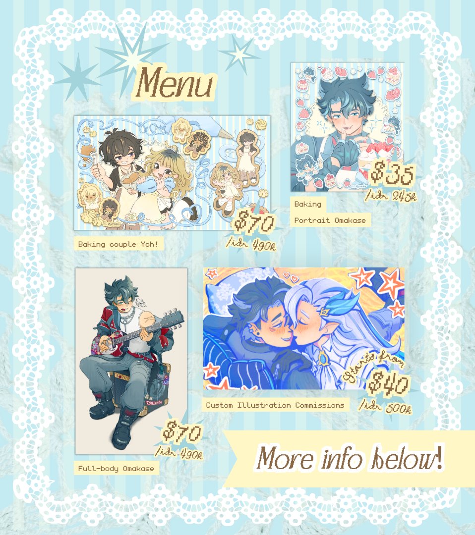 ⋆𐙚₊˚⊹Prya 🩵 Cmsn open! tweet media