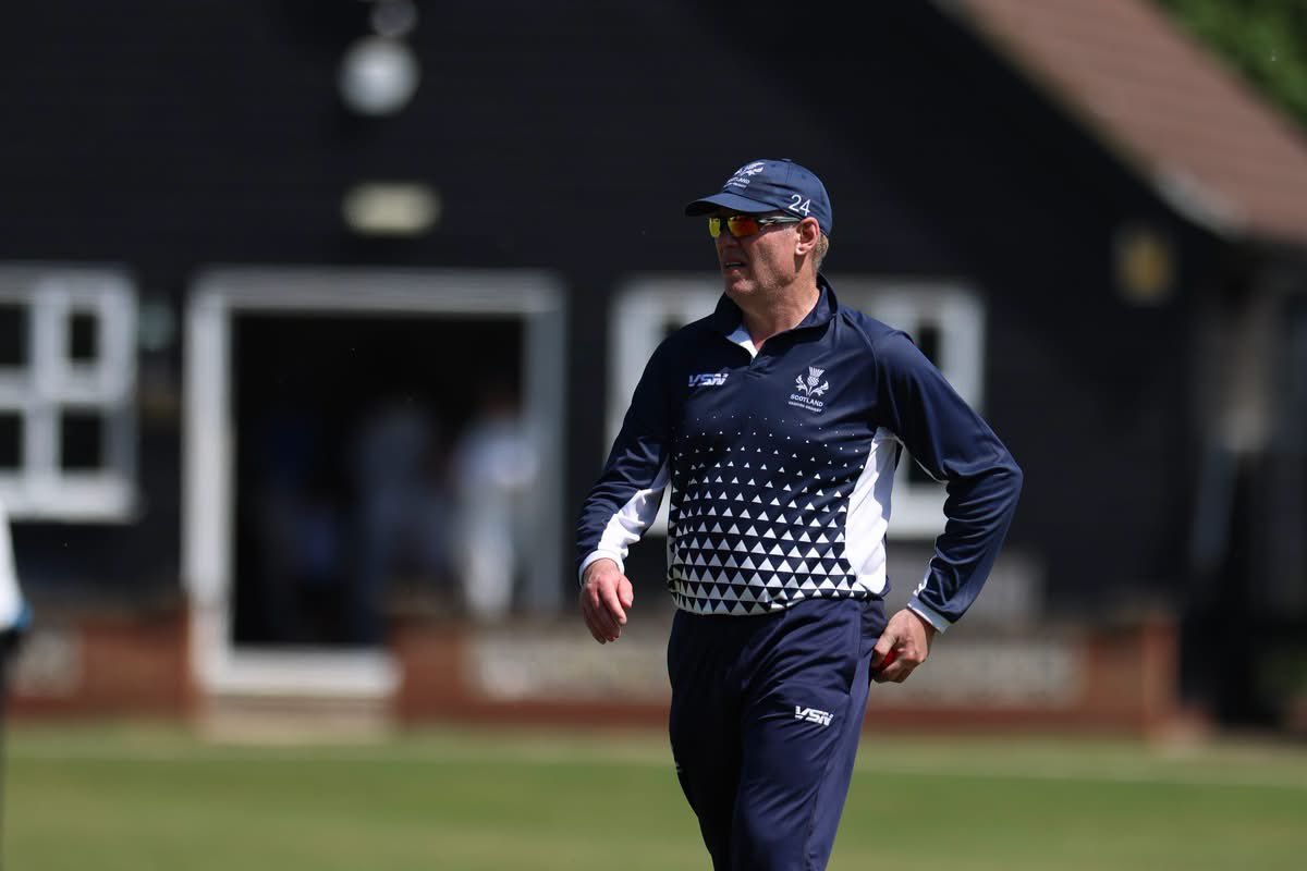 scotsencricket's tweet photo. Over 50's in action against India Over 50's , catch them soon in back to back matches at Stirling County Cricket Club  on 22nd and 23rd July against New Zealand Over 50's🏴󠁧󠁢󠁳󠁣󠁴󠁿🇳🇿🏏
New Zealand Over-50s Cricket  @scotlandseniorscricket  Stirling County Cricket Club 
photos Rob O'Brien https://t.co/g2nD8kA6DO