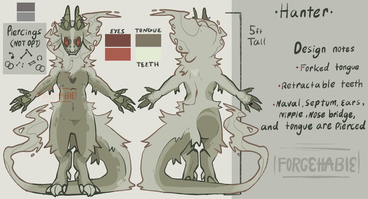 The_Forg3ttabl3's tweet photo. Got an update ref for my fursona since art fight has started!! Yippee!!

#art #furryart #furryartists #oc https://t.co/sDw9VHEVc2