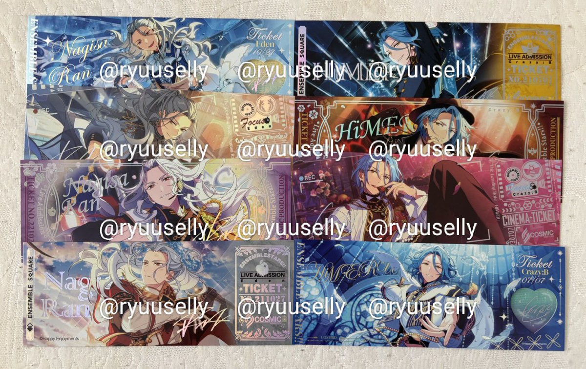 ryuuselly's tweet photo. พร้อมส่ง อันสึตะ ตั๋วจีน | ขอรูปเพิ่มเติมได้ทางdm *รบกวนเมนชั่นก่อนนะคะ

ตั๋วจีน ใบละ 35 

ค่าส่ง ลทบ35 ems45
#ตลาดนัดอันสึตะ 

นางิสะ ฮิเมรุ นัตสึเมะ จุน ฮิโยริ มิกะ โซมะ สึมุกิ อโดนิส เคย์โตะ https://t.co/rNiAV35U8I