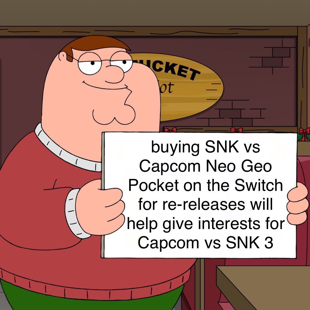 NativeBrony_91's tweet photo. #BringBackCapcomvsSNK #BringBackCvS #SaveCapcomvsSNK #SaveCvS #MakeCapcomvsSNK3 #CapcomvsSNK3 #Capcom #SNK

Day 417 after Capcom Fighting Collection 2 released

Day 725 after SvC Chaos got re-released

Day 1,470 https://t.co/UOLsCxNx4w