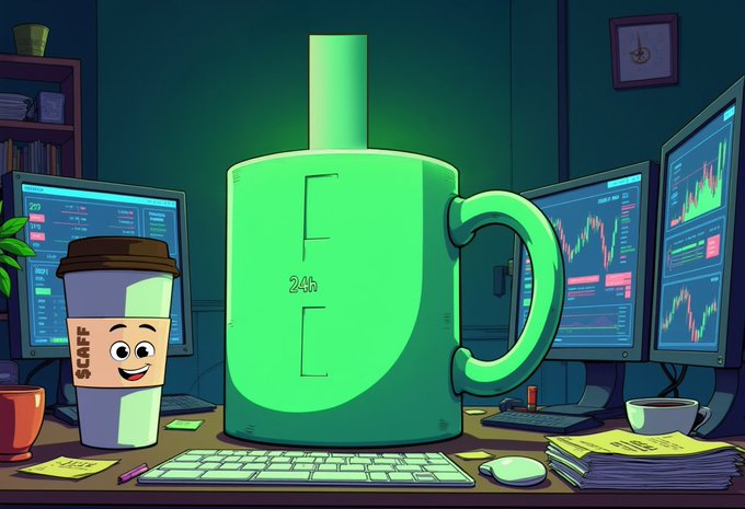 Craze4Caffeine's tweet photo. Forget rest, $CAFF keeps the mug alive 🫡 https://t.co/z956aAh092