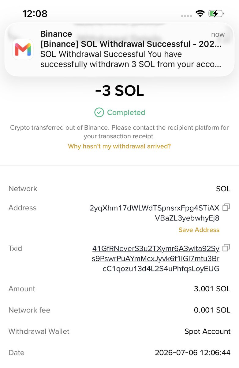 Zaynnode's tweet photo. ☀️ Day 6 of $SOL Season 👀

If you see this post, it means $SOL blessings are coming your way 🥳💸

Repost and drop your SOL wallet👇

Congratulations to yesterday’s lucky winner @BensonRubby 🥳

3 SOL ($240) has been sent ✅

Who’s wallet will be next? 👀🔔 https://t.co/kYTsAPJQcY