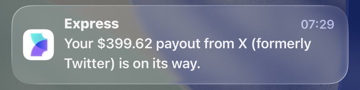 carnotcat's tweet photo. if we could use 𝕏 money

revenue-sharing payment for creators

would be sent directly into their 𝕏 money account.

no more waiting 2-3 bussiness days for the money arrive in a bank account. https://t.co/lE3TdeEdmX