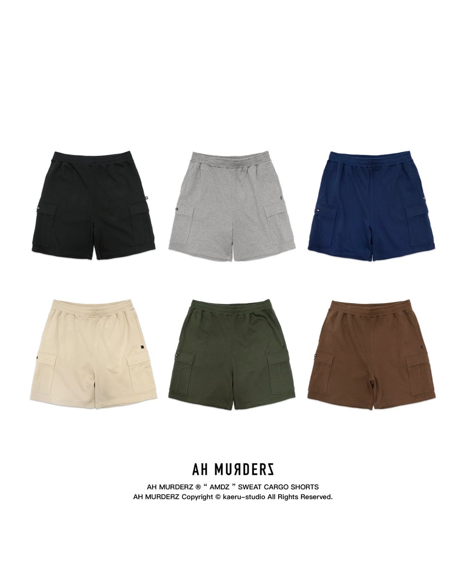 Ahmurderzjp's tweet photo. !!!!!!! 7.8 wed Release !!!!!!!

AH MURDERZ “ AMDZ ” SWEAT CARGO SHORTS

AMDZ tag、AM tagをデザイン！
ポケット裏地にAH MURDERZ logo クロスを採用！

Color : BLACK / GRAY / NAVY / BEIGE / OLIVE / BROWN
Size : M / L / XL / XXL
Release : 7.8wed 20:00 先行 19:30

#AHMURDERZ
#REDSPIDER https://t.co/incZtvl9lF