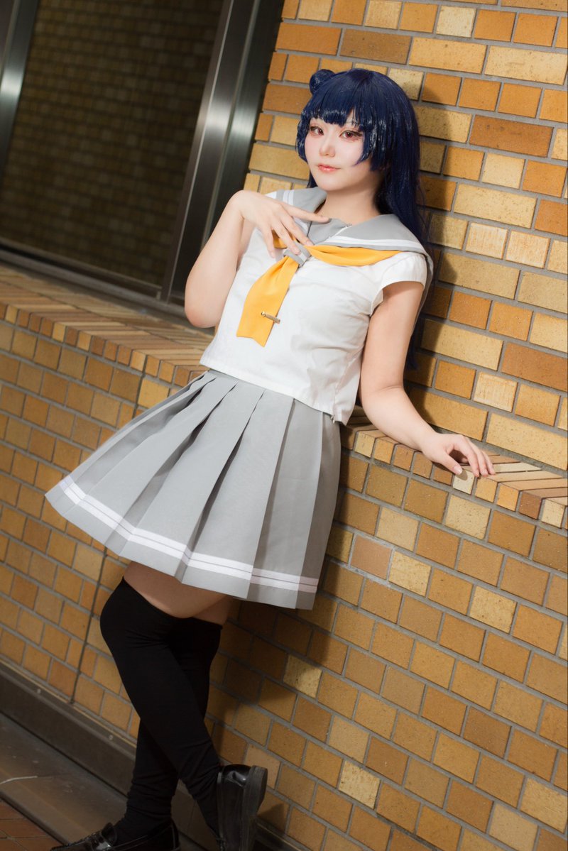 NekoyanagiShion's tweet photo. Cosplay
 ラブライブ！サンシャイン!!/津島善子

📸：@Ky_February さん
#アコスタ池袋 https://t.co/O4W7t5hOLq
