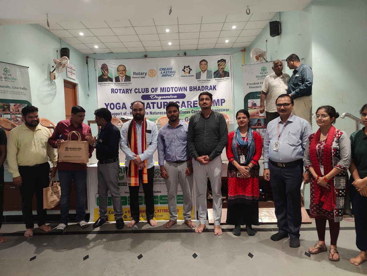 TheHealthVille's tweet photo. 🚐💚 Arogya Ratha – Healthcare on Wheels begins its journey! Launched at Bhadrak under Mission Diabetes-Free Odisha 2030, Healthville is taking preventive healthcare, diabetes awareness, and wellness services closer to every community. 🌿

#Healthville #ArogyaRatha https://t.co/rxHvKEpTPP