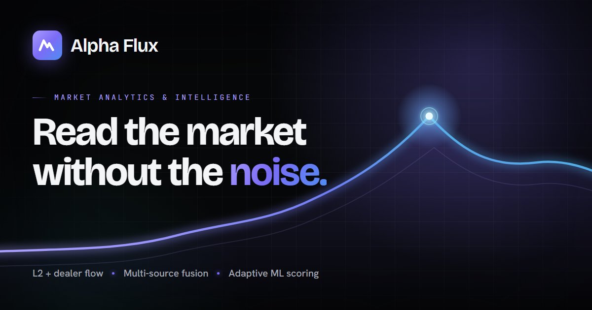 AlphaMarketFlux's tweet photo. Most traders keep asking what to buy - when the sharper question is what not to do today.

- Don't chase
- Don't force trades in chop
- Don't trust every breakout
- Don't take every alert
- Don't size up when the tape is unclear https://t.co/FqbyQjaz8e