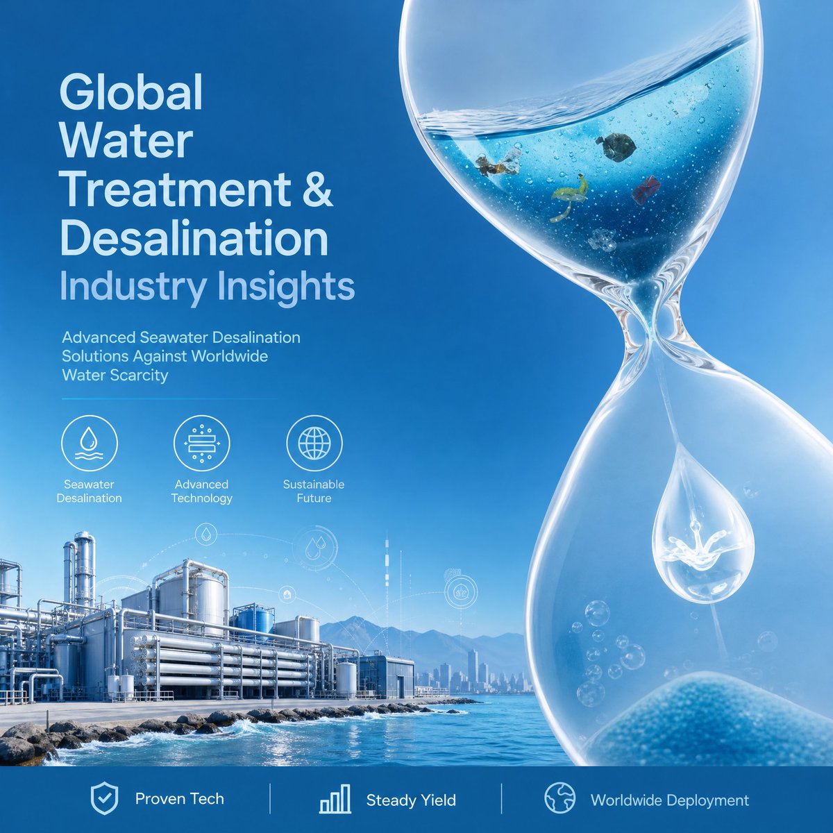 WteyaGroup's tweet photo. 🌊Industry News | Global Water Treatment &amp; Desalination Updates

As global water shortages worsen, desalination is key to industrial and emergency water supply

Our systems are widely used in:
🏝️Island &amp; coastal infrastructure

📧info@wteya.com

#WaterTreatment #Desalination https://t.co/qqGq661rkR