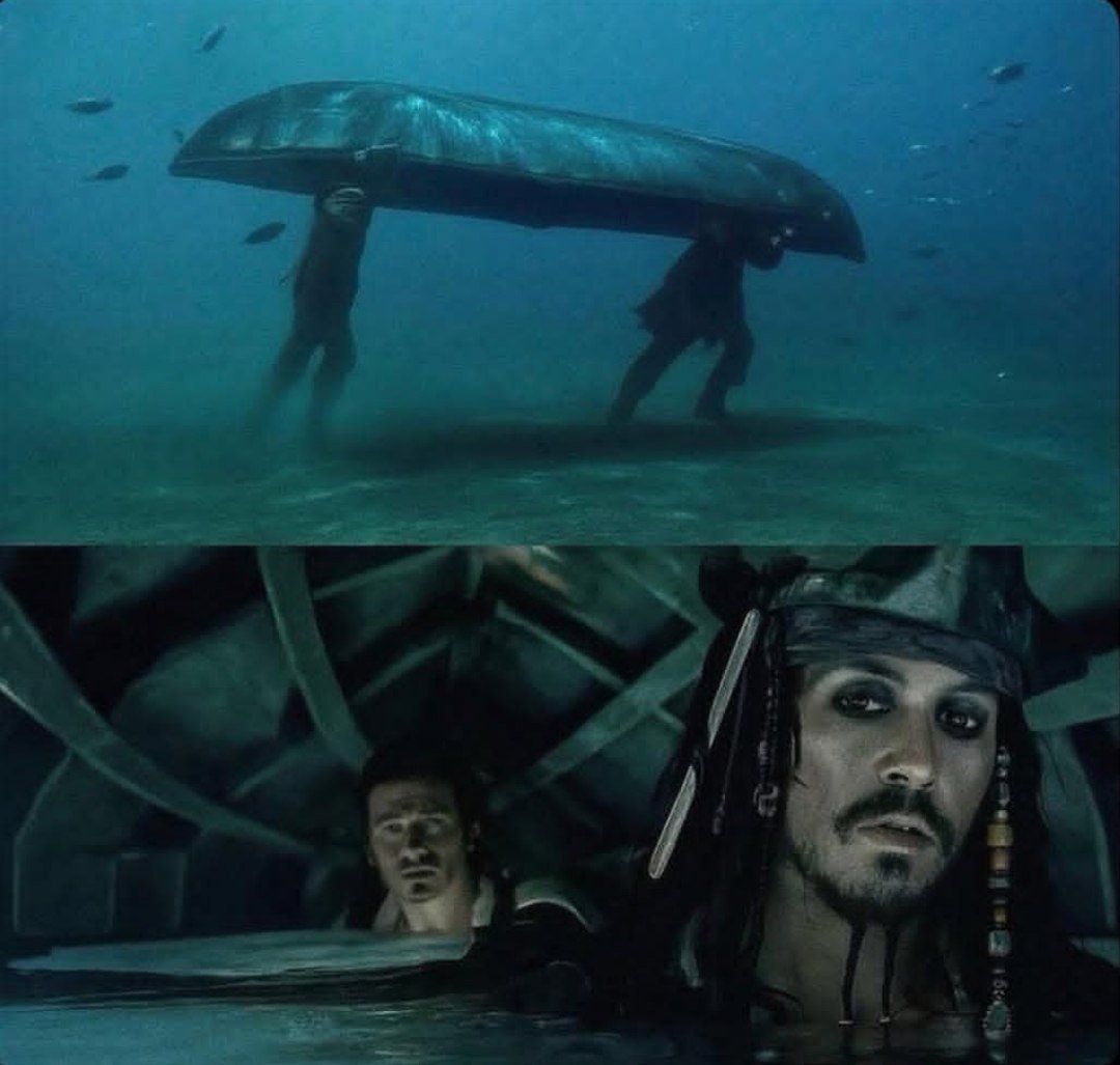 MonestKing01's tweet photo. The day Jack Sparrow broke the laws of physics. https://t.co/tPRUIiruA5