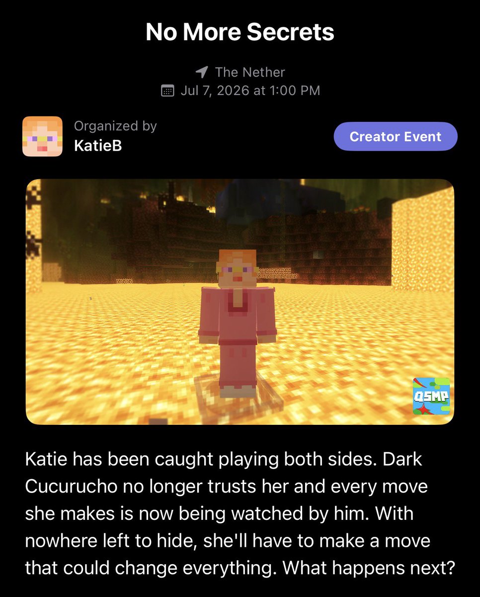deviviting's tweet photo. QKATIE EVENT WEDNESDAY AHHHH https://t.co/FwLytShrmW