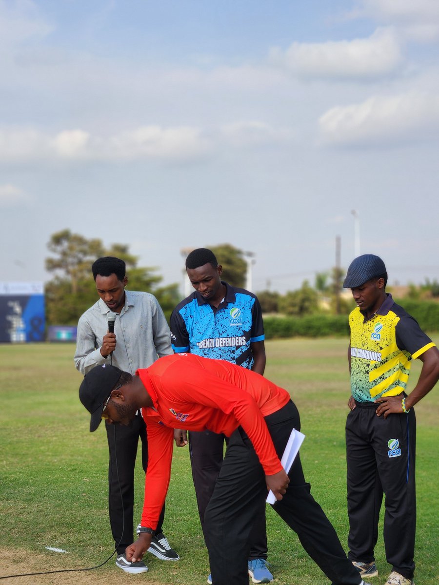 RwandaCricket's tweet photo. Third position of Men’s Elite liberation T20 Cup
Gahanga A
Ingenzi Defenders Vs Imanzi guardians
Ingenzi won the toss and elected to bowl first.
#GrowingWithEveryStep #RwandaCricket https://t.co/heBXfB17jZ