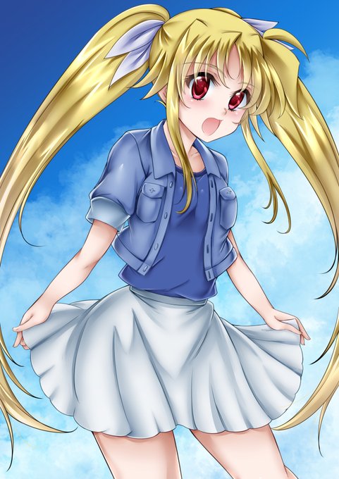 フェイトちゃんを楽描きしました～