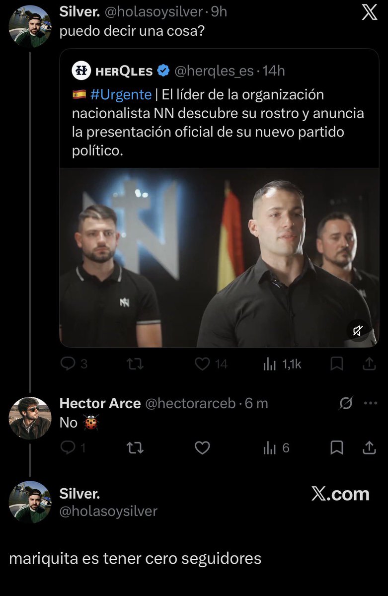 hectorarceb's tweet photo. Acabo de estrenar la cuenta y ya tengo mi primer bloqueo. Aunque no me lea nadie. https://t.co/1ZFV8wcSAS