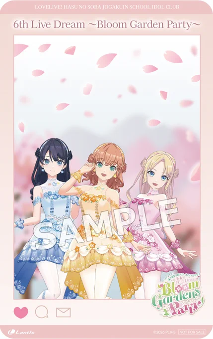 ライブイベント情報 ラブライブ!蓮ノ空女学院スクールアイドルクラブ 6th Live Dream ～Bloom Garden Party～に関する下記の情報を更新しました。 記載情報を確認の上、ご参加頂けますようお願い致します ------------- ・会場物販情報 ・会場 CD