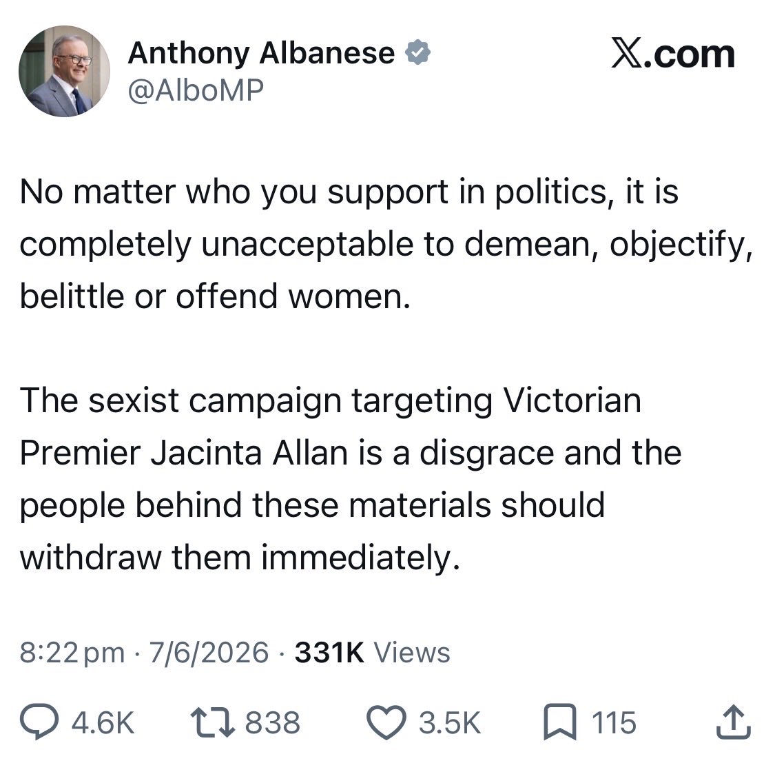 BWJacksonX's tweet photo. @theheraldsun These people are blatant hypocrites. https://t.co/fYbEvuWOA8